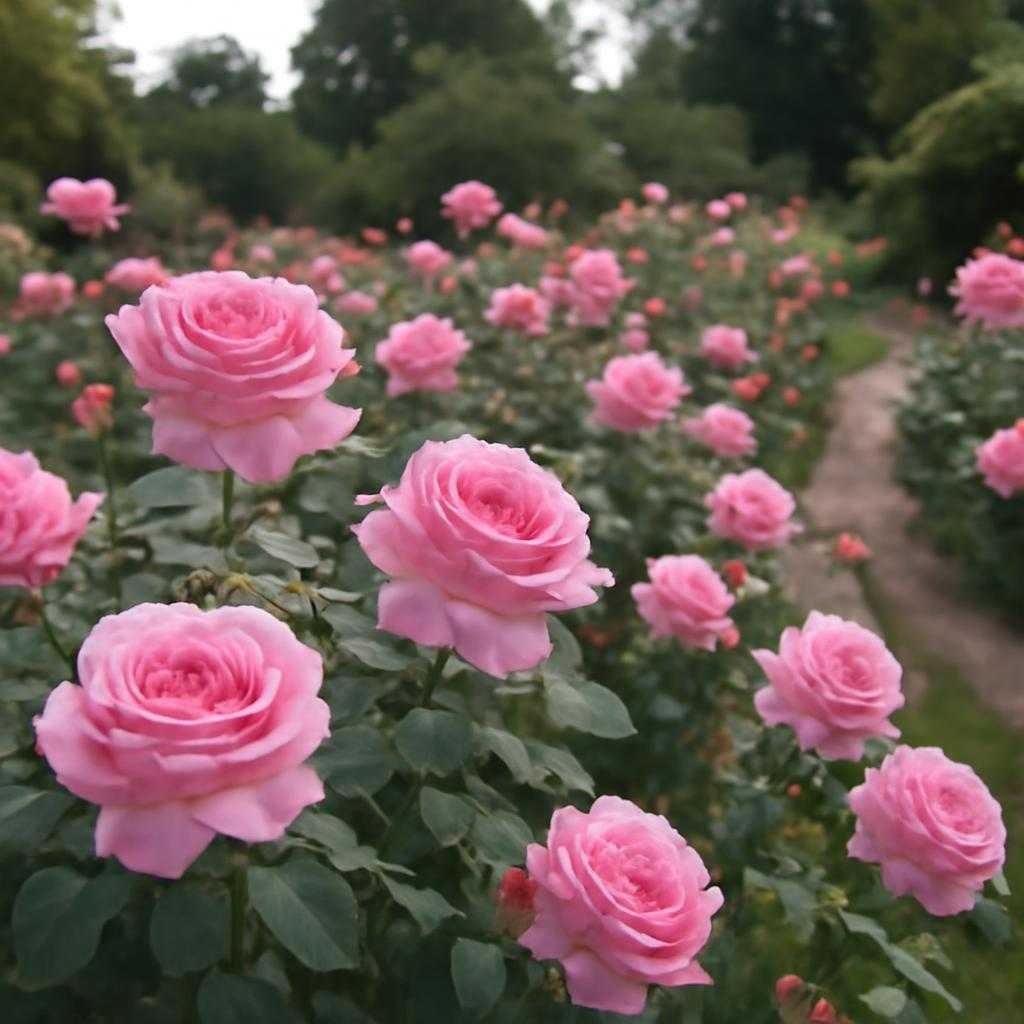 розовый сад