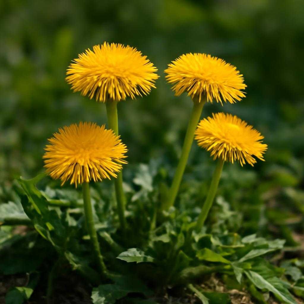 одуванчики