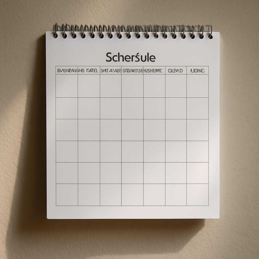 расписание