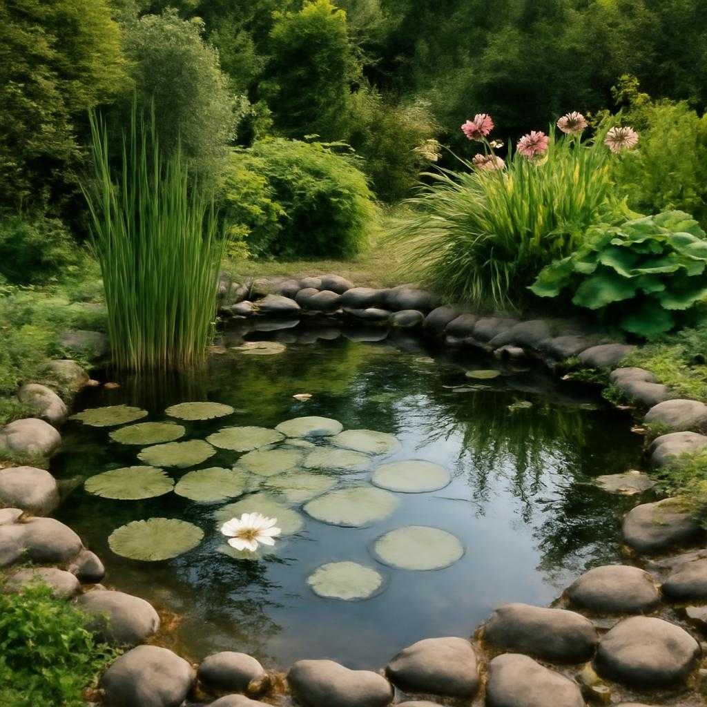 садовый пруд