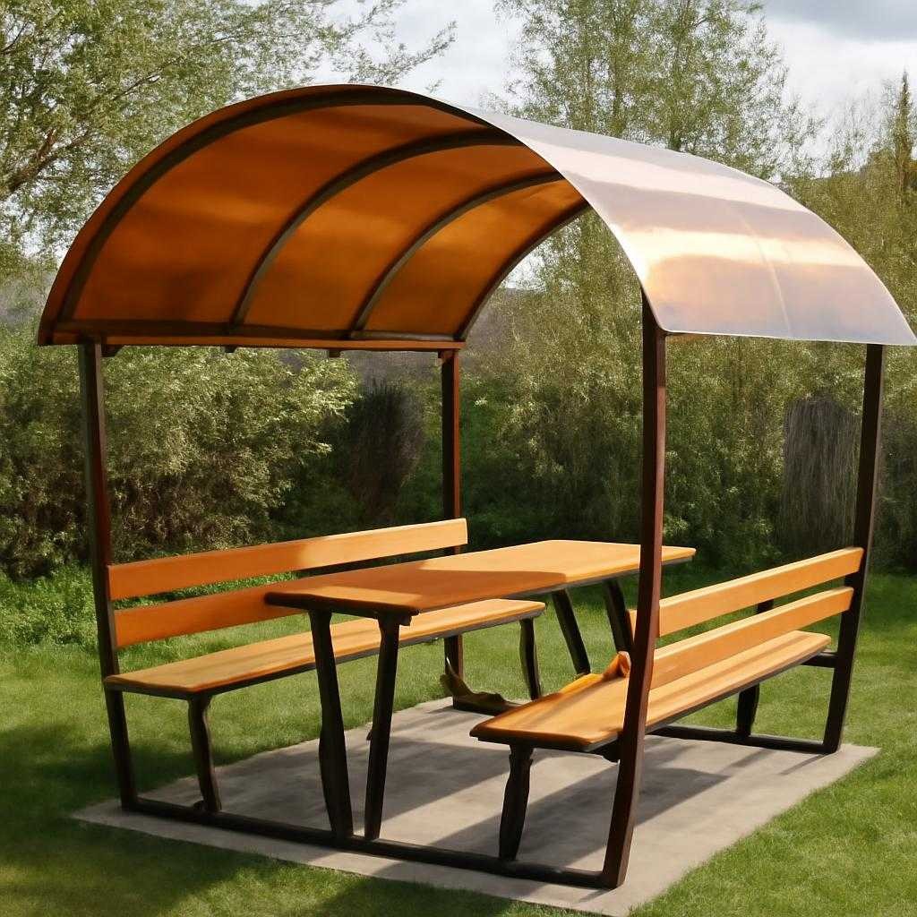 беседка из поликарбоната