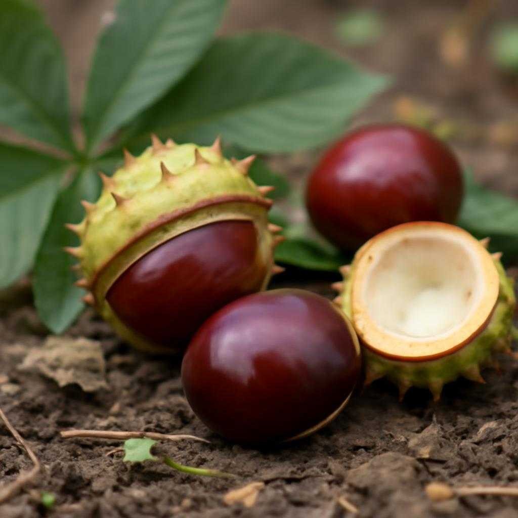 конский каштан