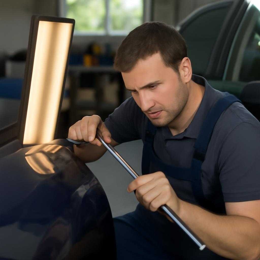 удаление вмятин без покраски