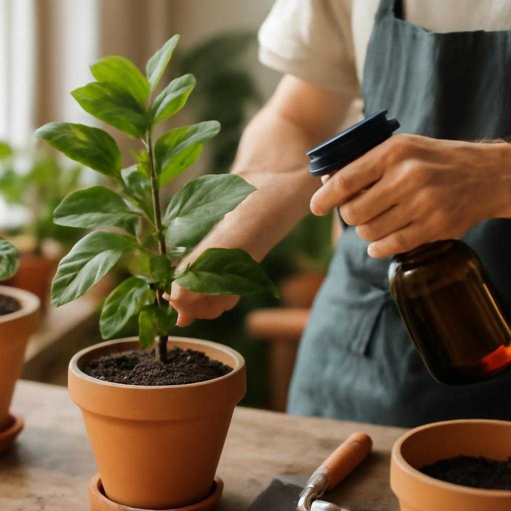 уход за растениями