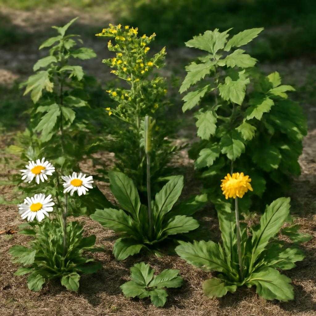 распространенные растения