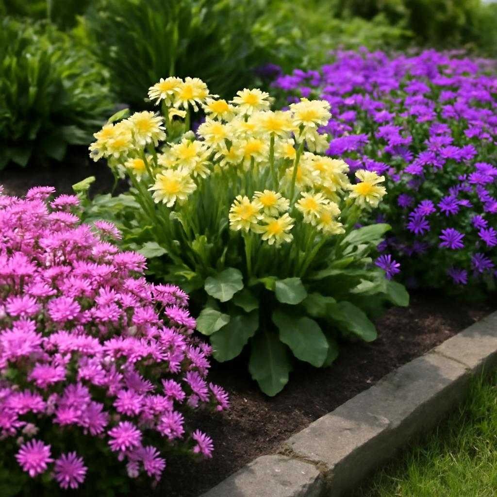 многолетники для весеннего бордюра